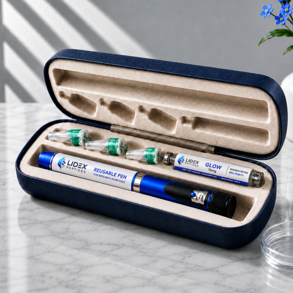 Reusable Pen GLOW 70mg GHK50-BPC10-TB10 Research Only